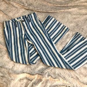Striped Free People Jeans